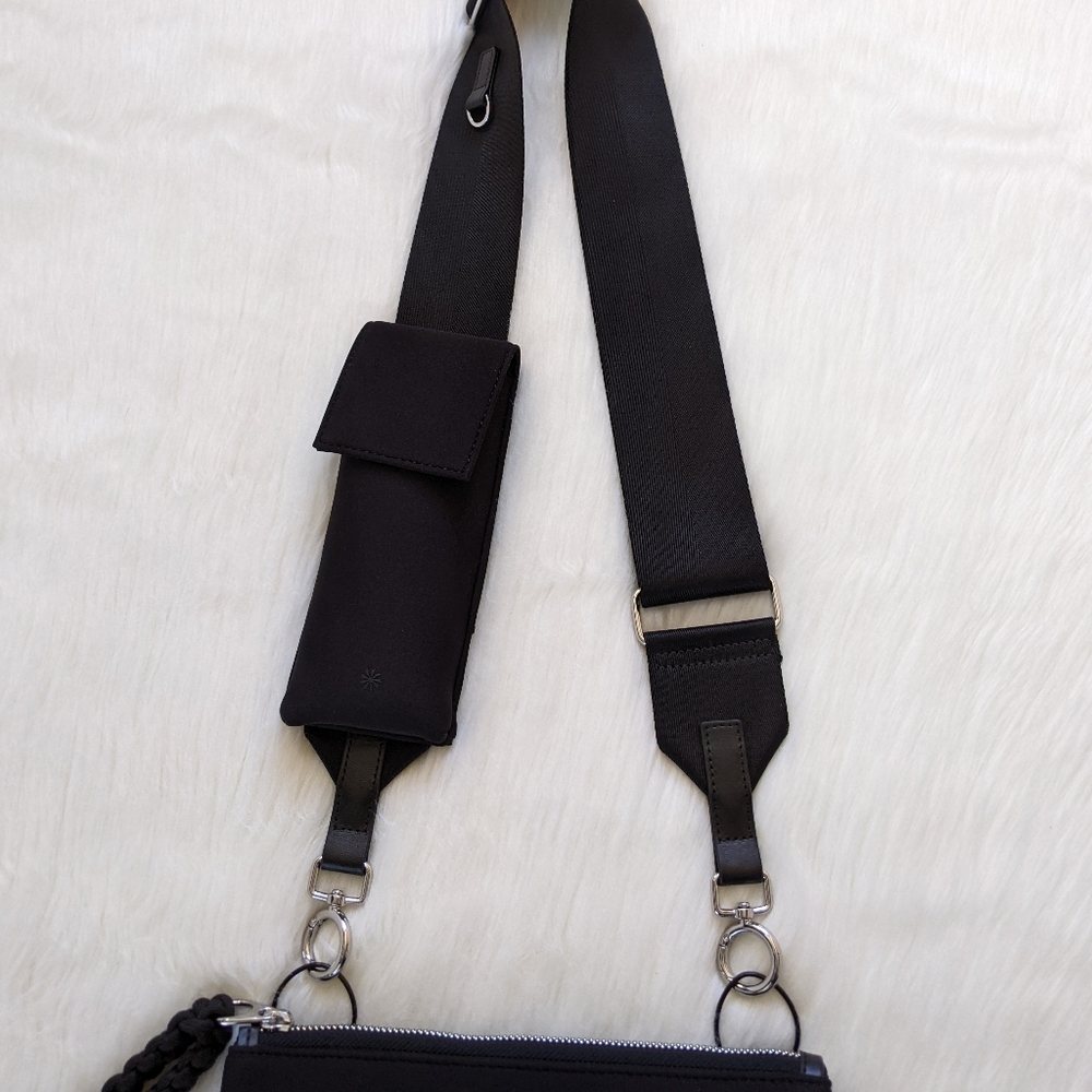 Athleta Revive Modular Black Crossbody Bag Like New - Picture 14 of 14